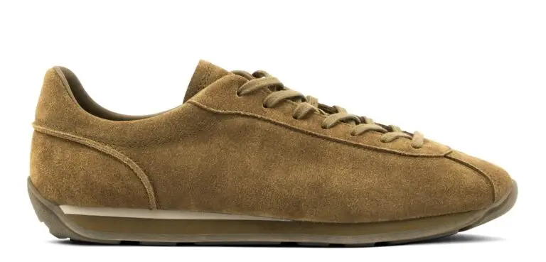 Split-suede sneaker
