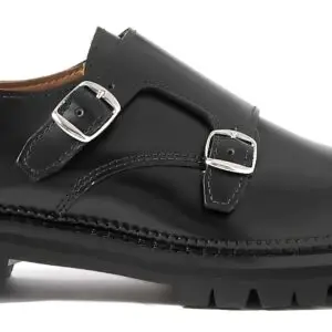 Mr P. Olie leather monk-strap shoe