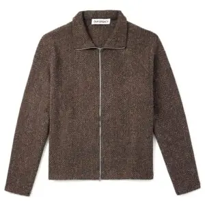 Our Legacy Bouclé zip-up sweater