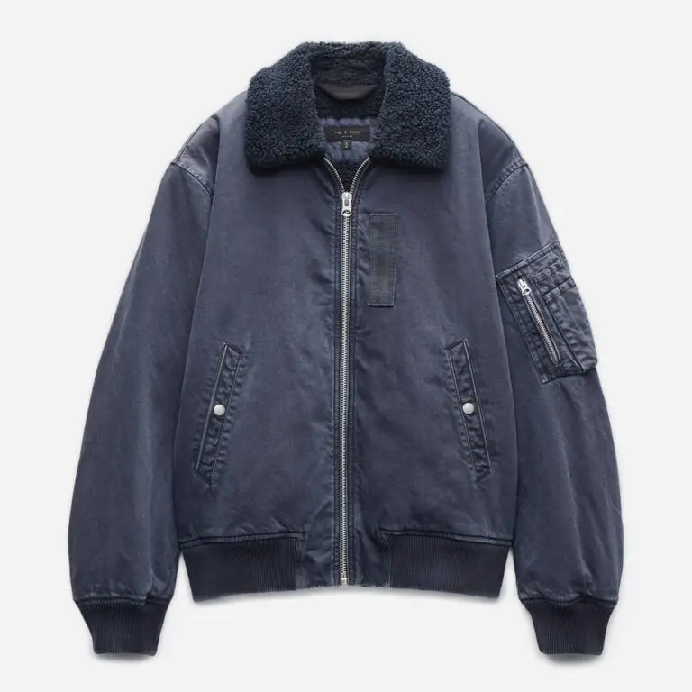 Infuse denim bomber