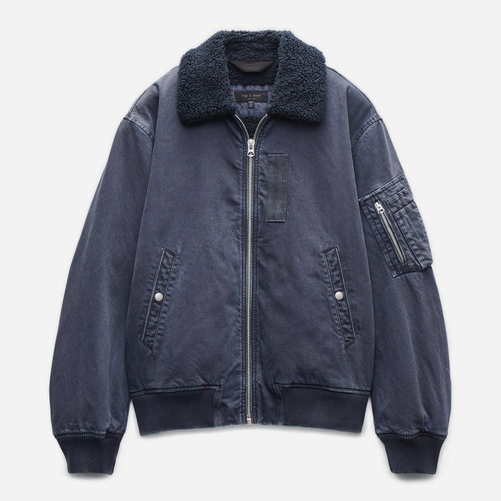 rag & bone Infuse denim bomber