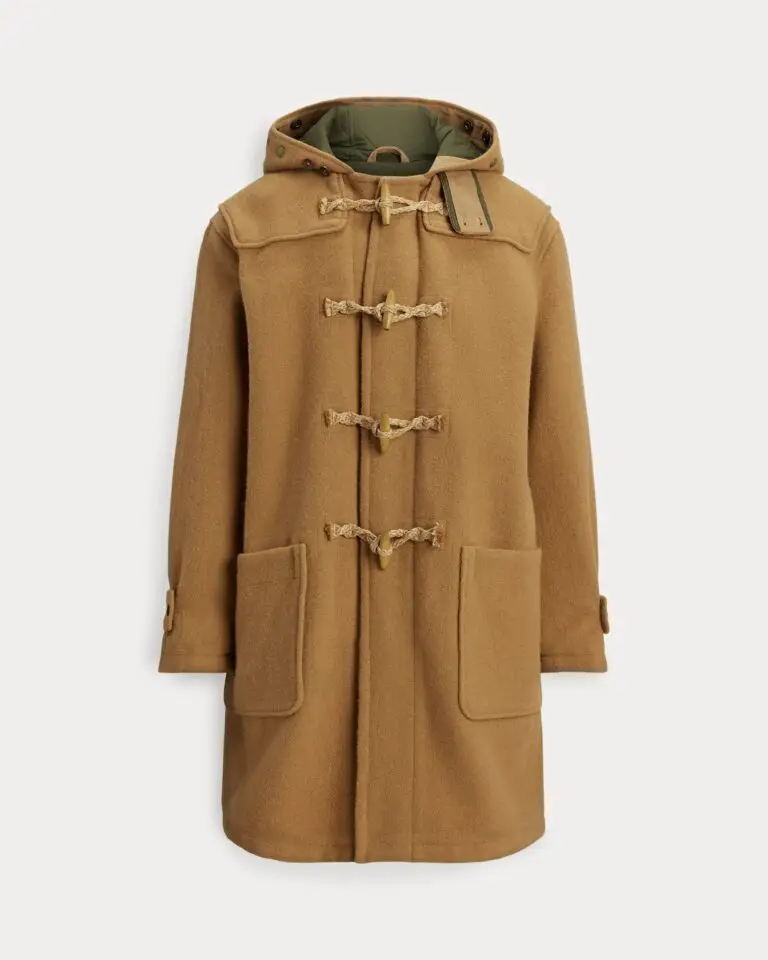 Wool toggle coat