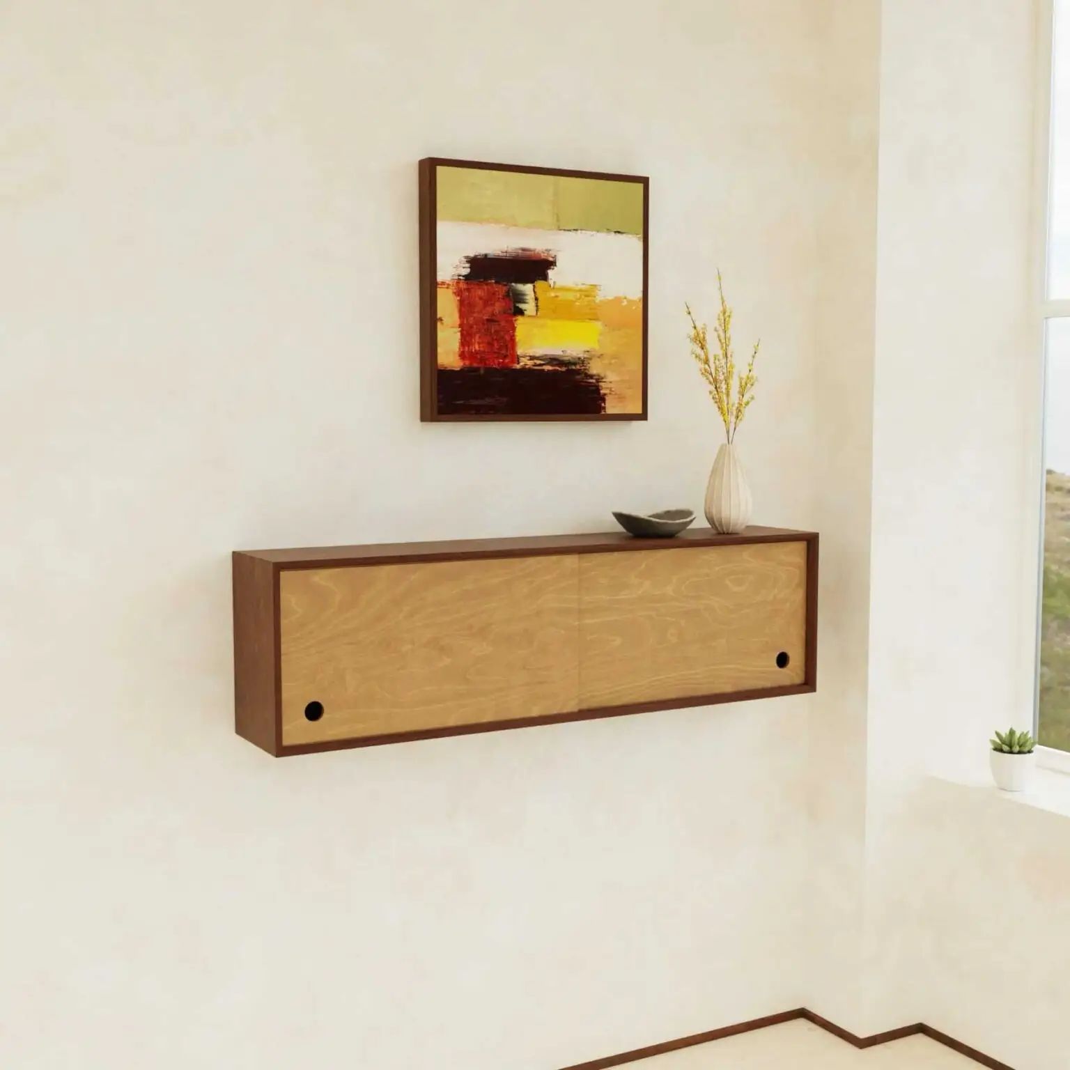 RBplywoodfurniture Birch plywood floating console