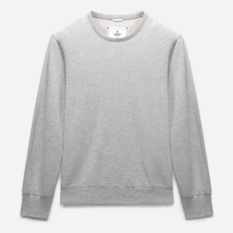 Midweight terry crew sweatshirt