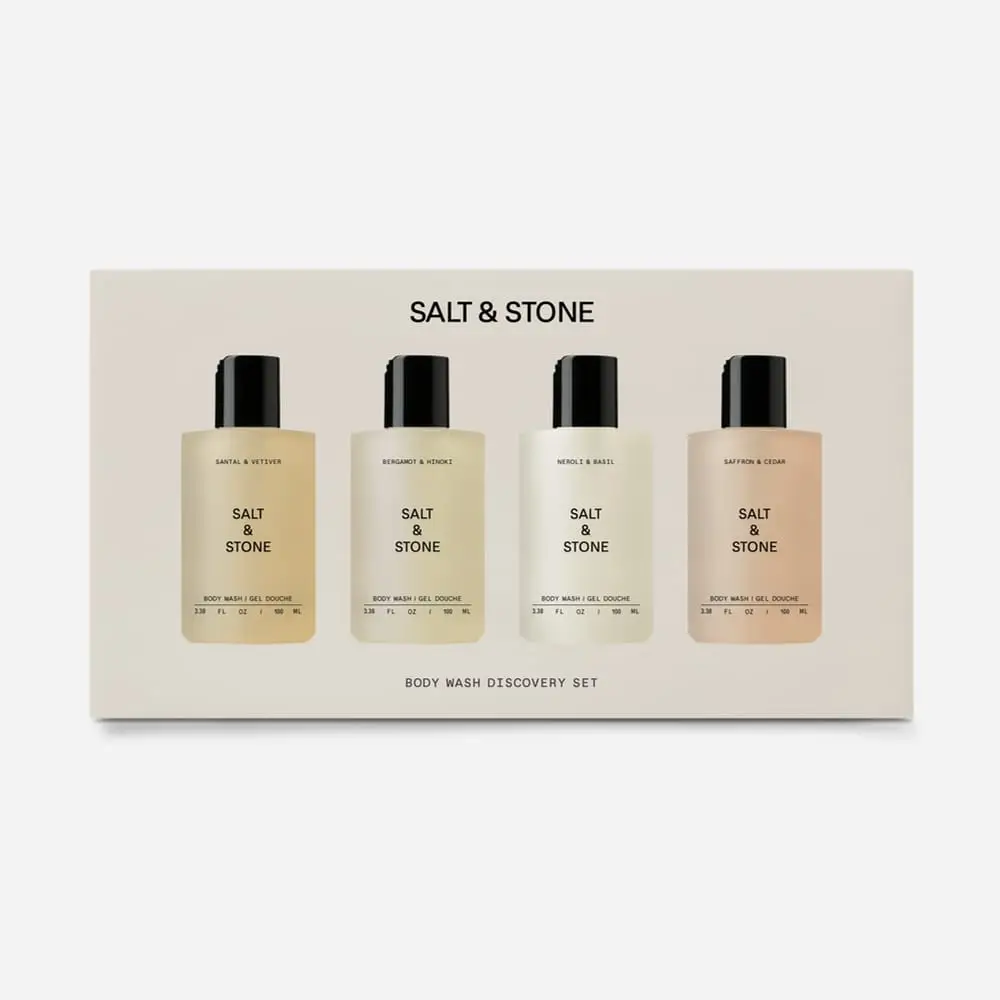 Salt and Stone Body wash discovery set