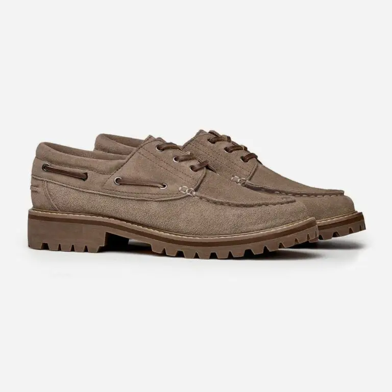 Mens - Larkspur Lug Boat Shoe - Cement