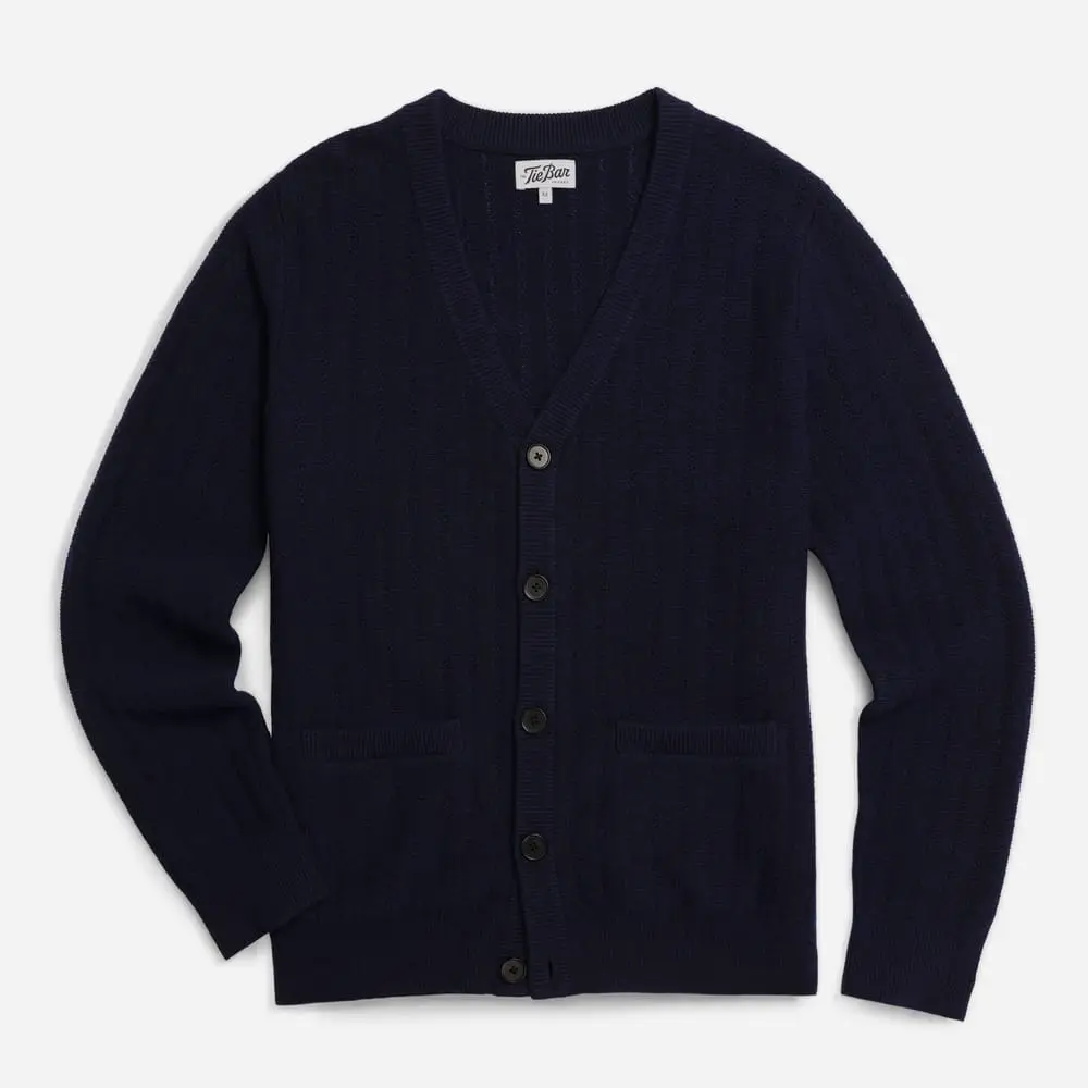 The Tie Bar Merino cardigan
