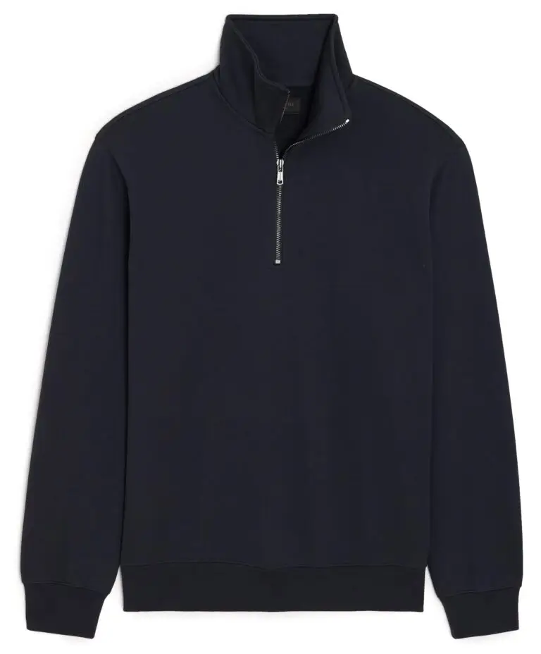 Portuguese Terry quarter-zip