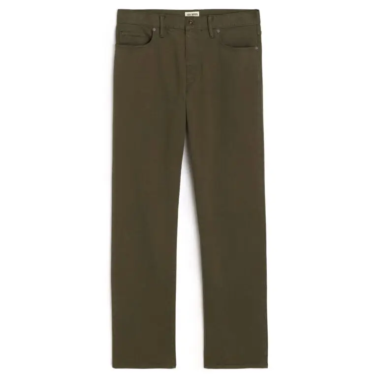 Straight-fit five-pocket chino
