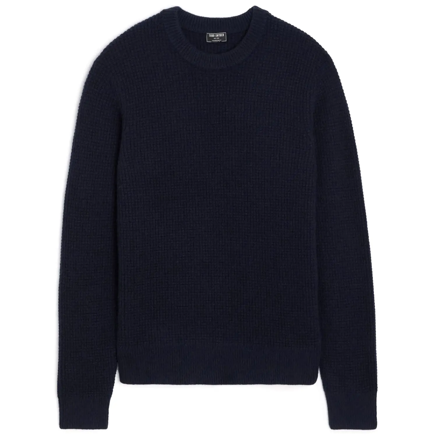 Todd Snyder Waffle cashmere crewneck