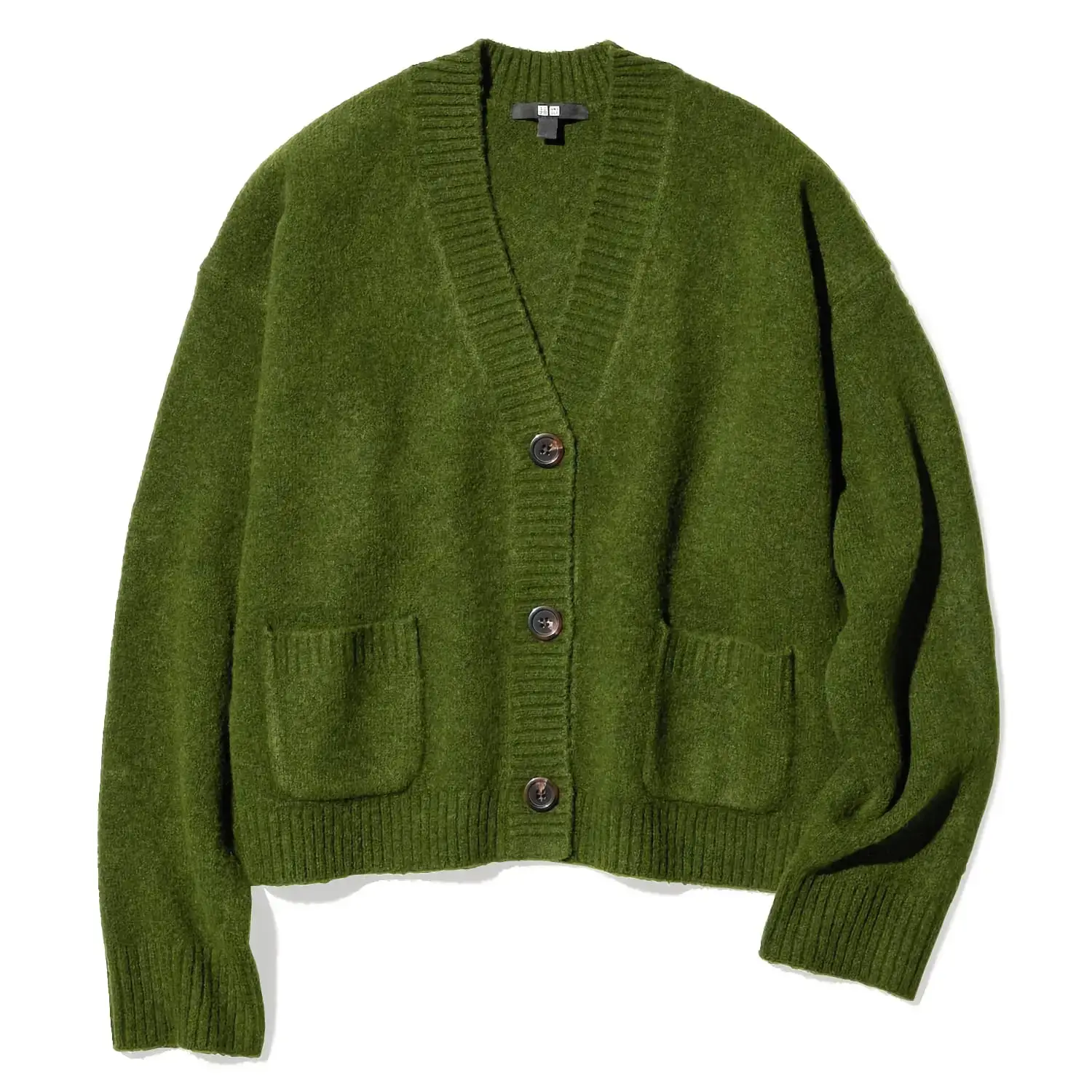 UNIQLO Cropped soufflé cardigan