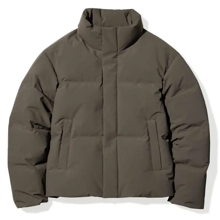 Seamless down jacket
