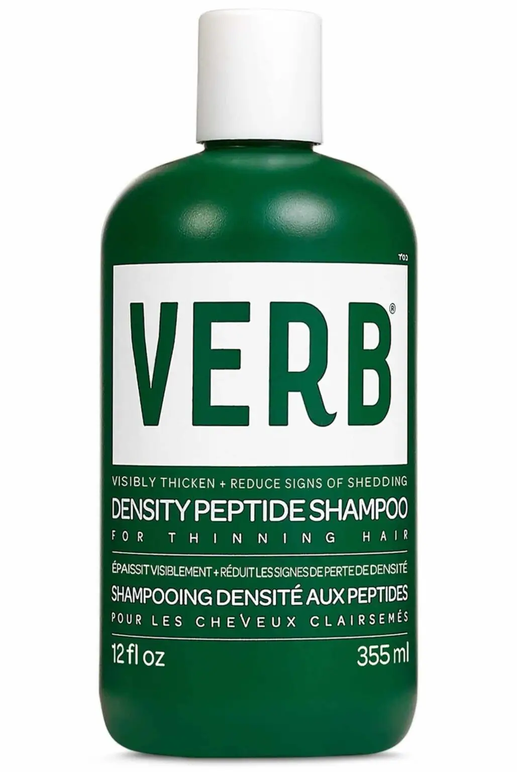 VERB Density Peptide Shampoo 12 fl oz - Visibly Thicken + Reduce Signs of Shedding- No Parabens or Harmful Sulfates