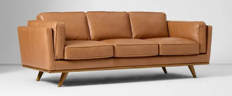Zander leather sofa