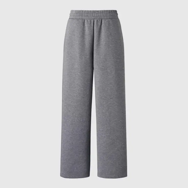 UNIQLO Men's Wide Sweatpants, Dark Green,