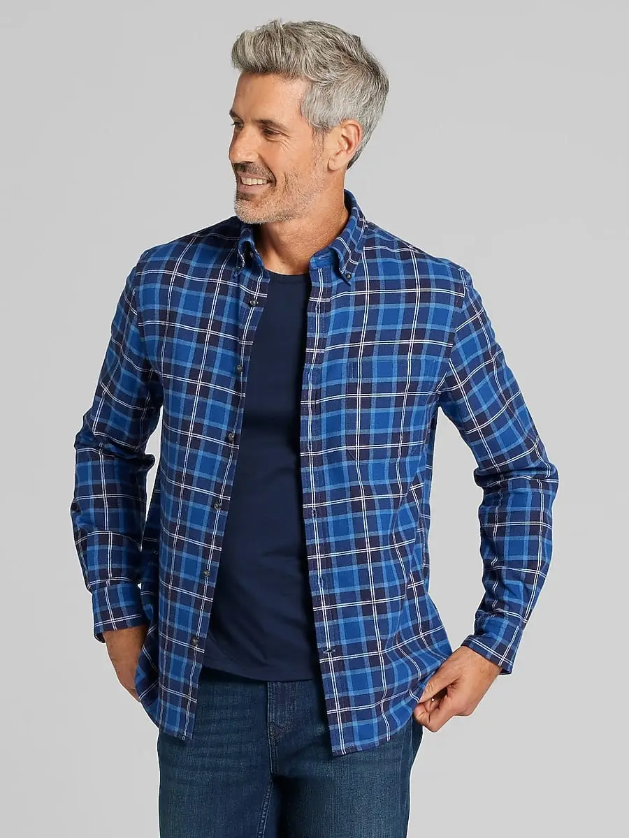 Wilke-Rodriguez Flannel button-up