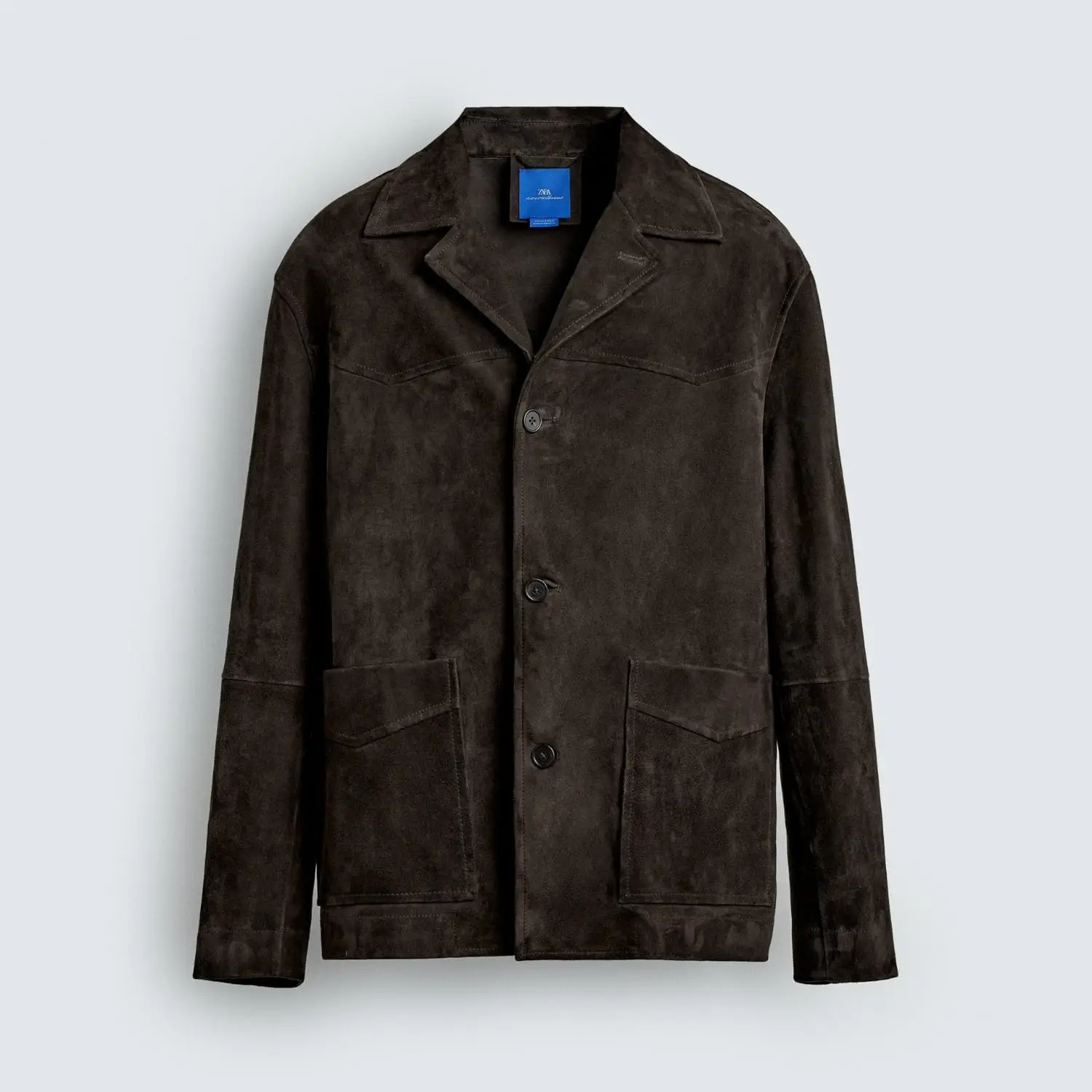 Aaron Levine x ZARA Suede overshirt