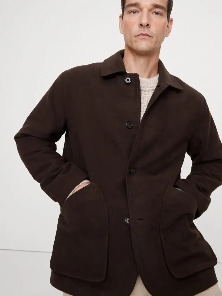 Italian moleskin barn jacket