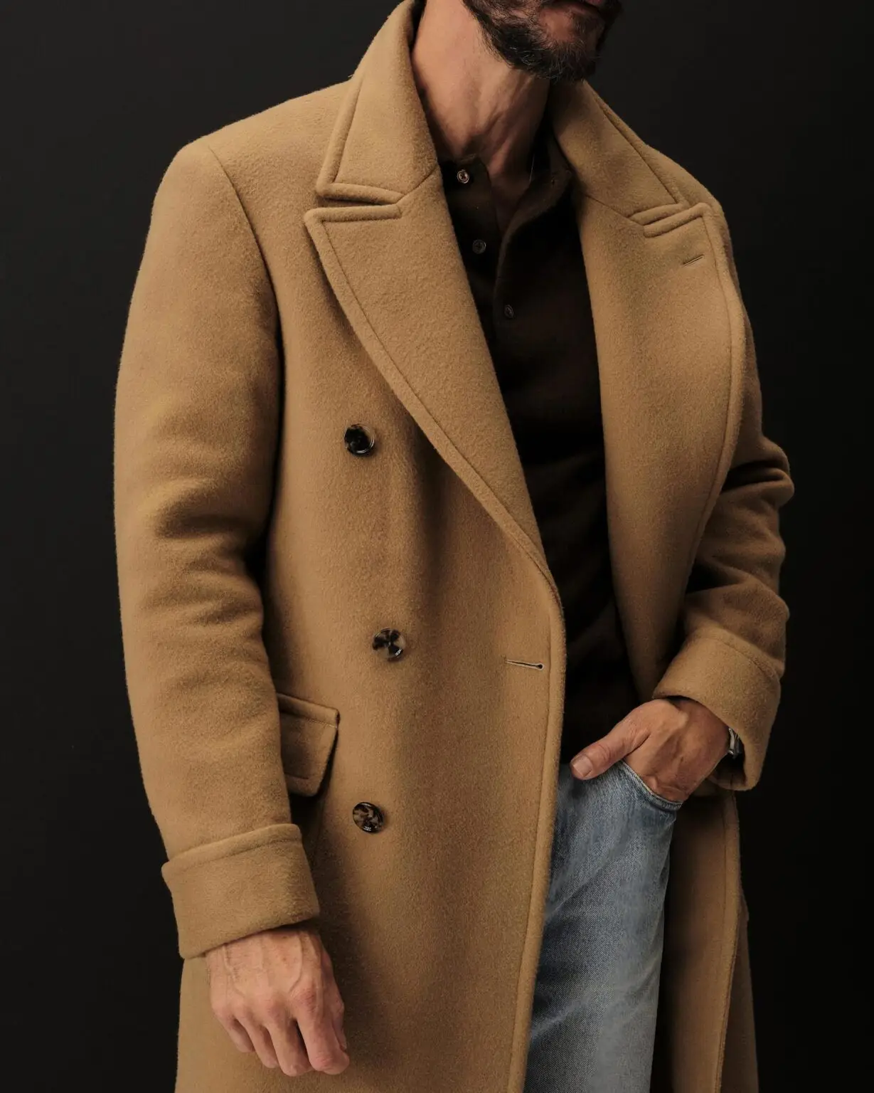 Buck Mason Wool polo coat