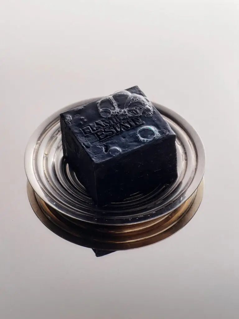Lavender activated charcoal soap