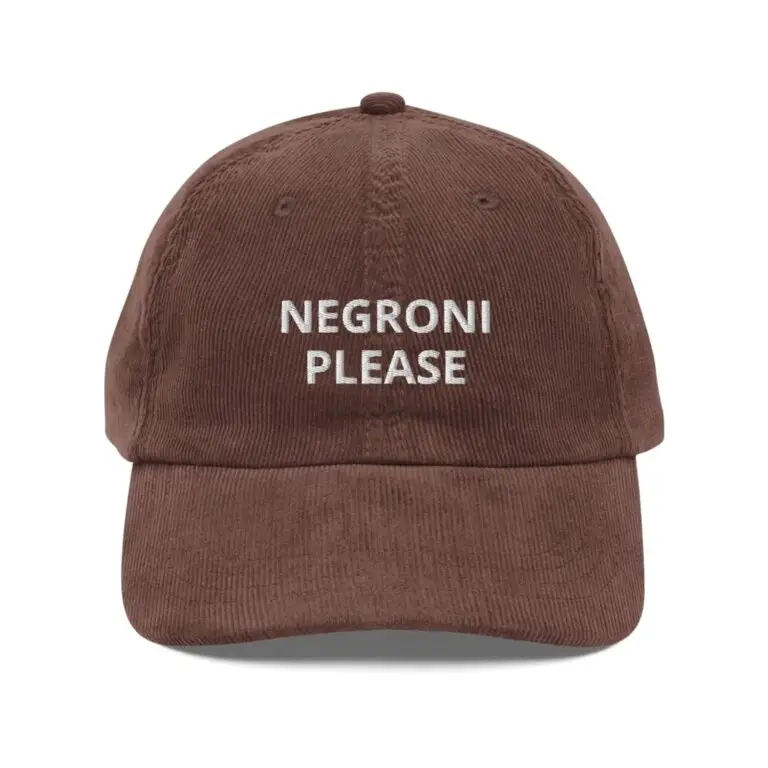 Corduroy negroni hat