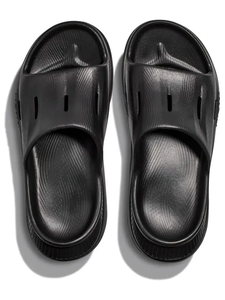 HOKA ORA Recovery Slide 3 Shoes in Black/Black, Size M 5/W 7