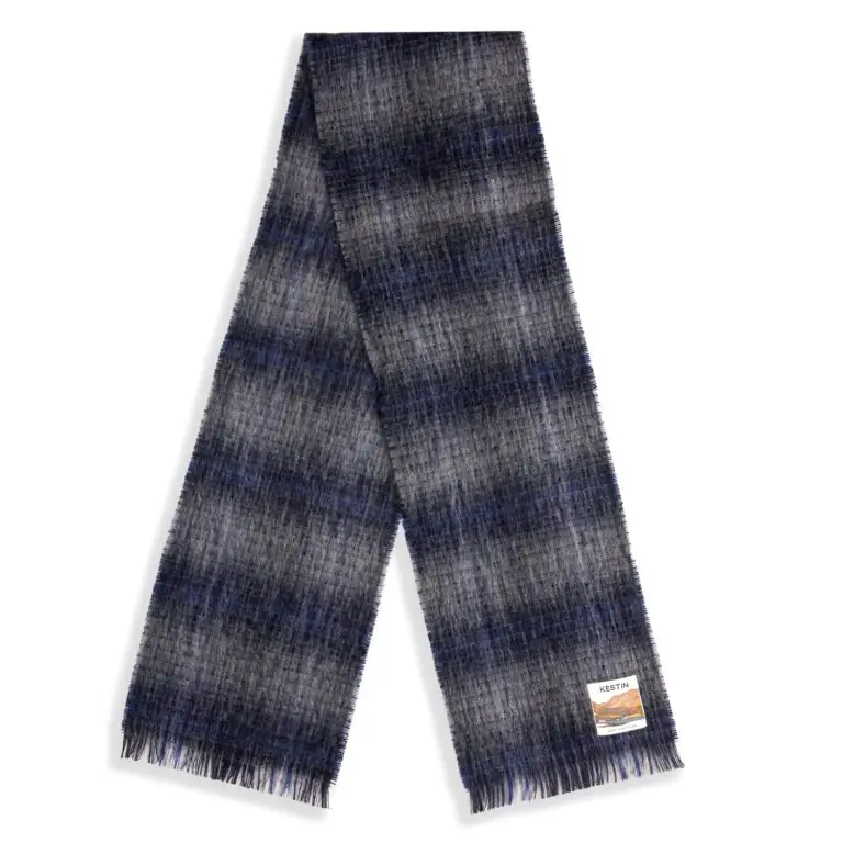 Brushed mohair scarf