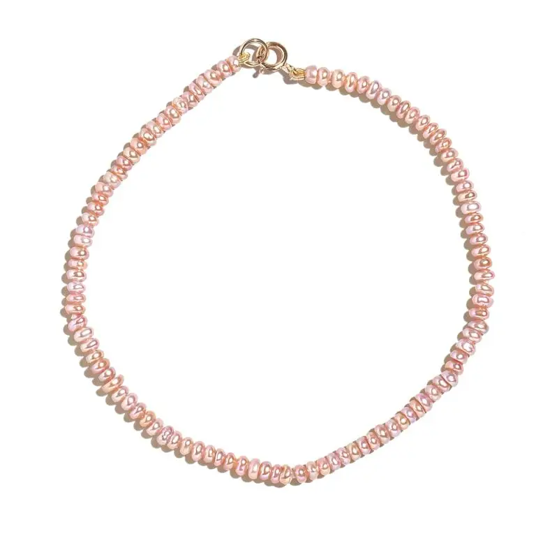 Pebble seed pearl bracelet
