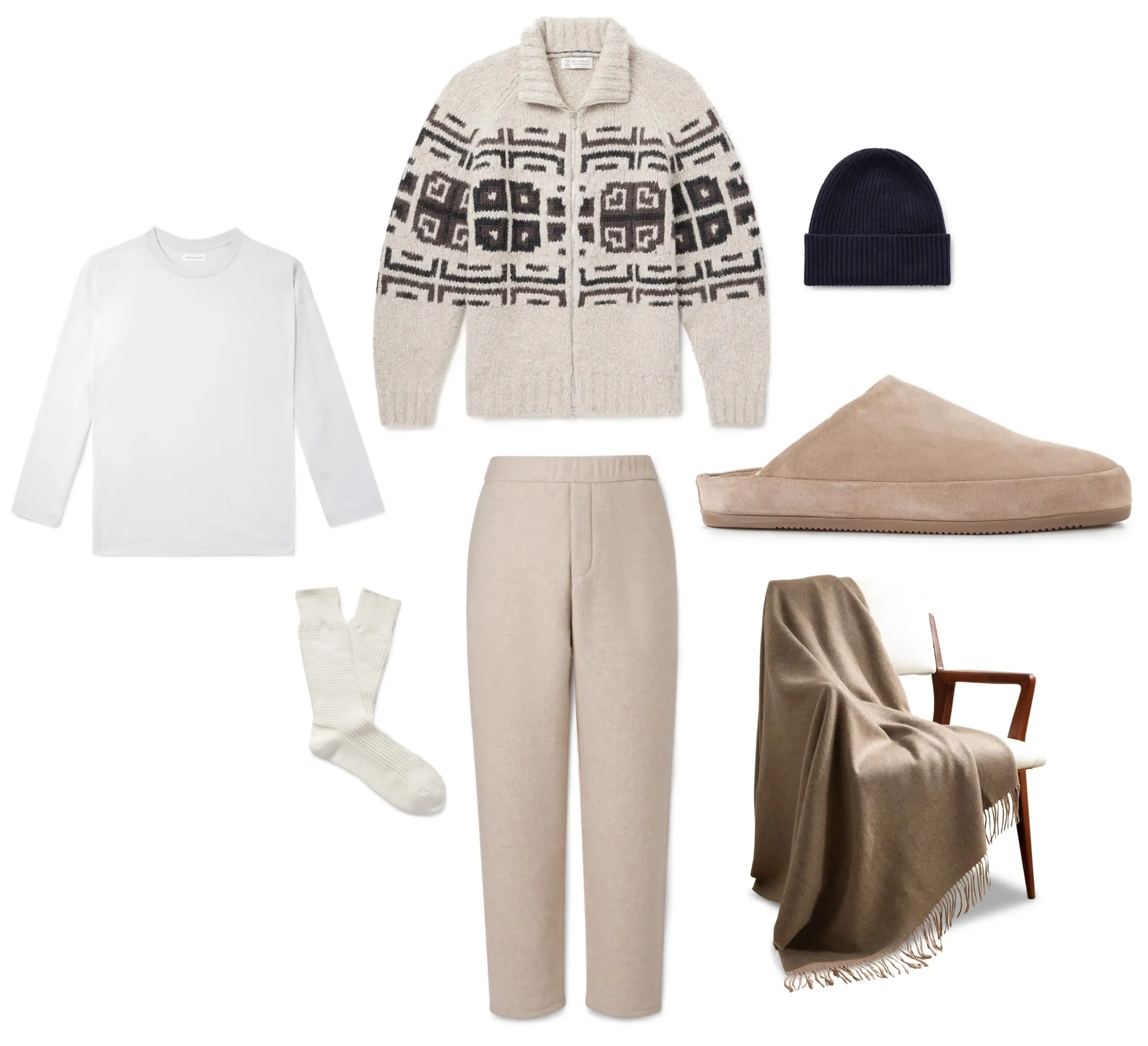 Men's winter evening at home outfit inspiration
