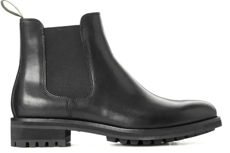 Polo Ralph Lauren Bryson Chelsea Boot Men's Shoes Black Dress Calf: 7.5 D - Medium