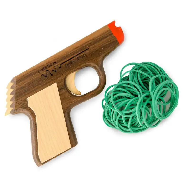 PPK Walnut rubber band gun