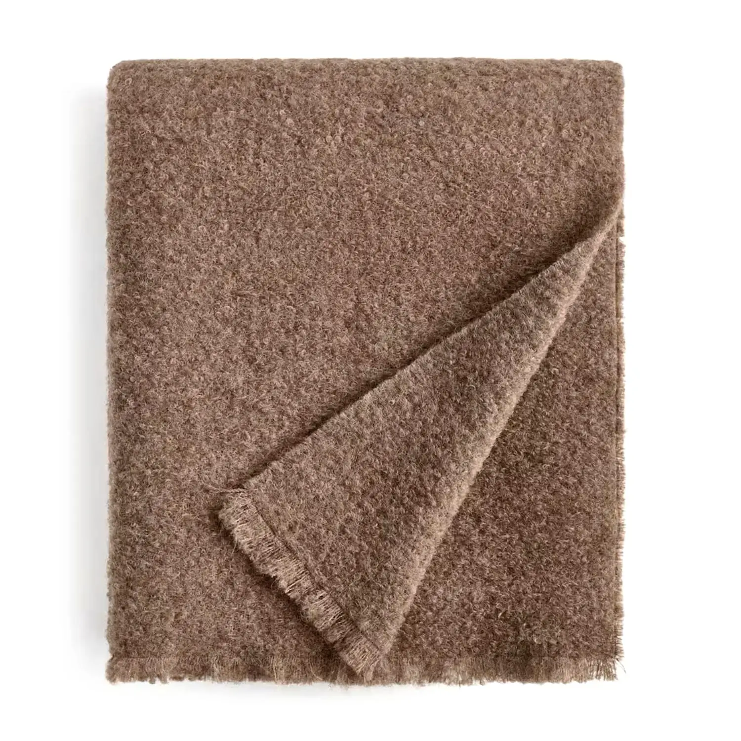 Quince Alpaca boucle throw