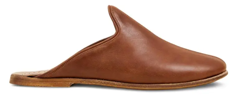 Handmade leather slipper
