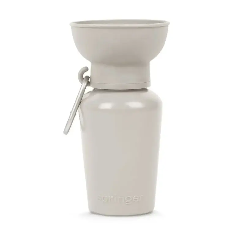 Springer Flip-top water bowl bottle