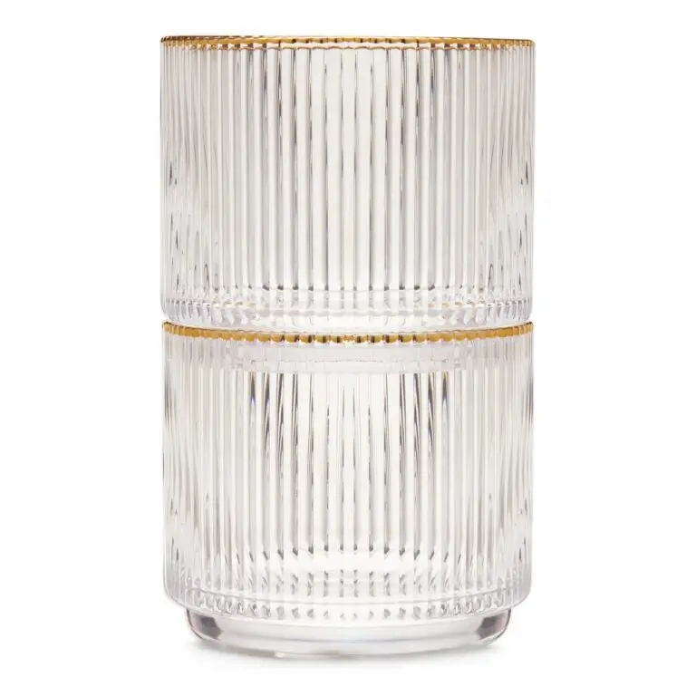 Viski Stackable lowball tumbler (2-set)
