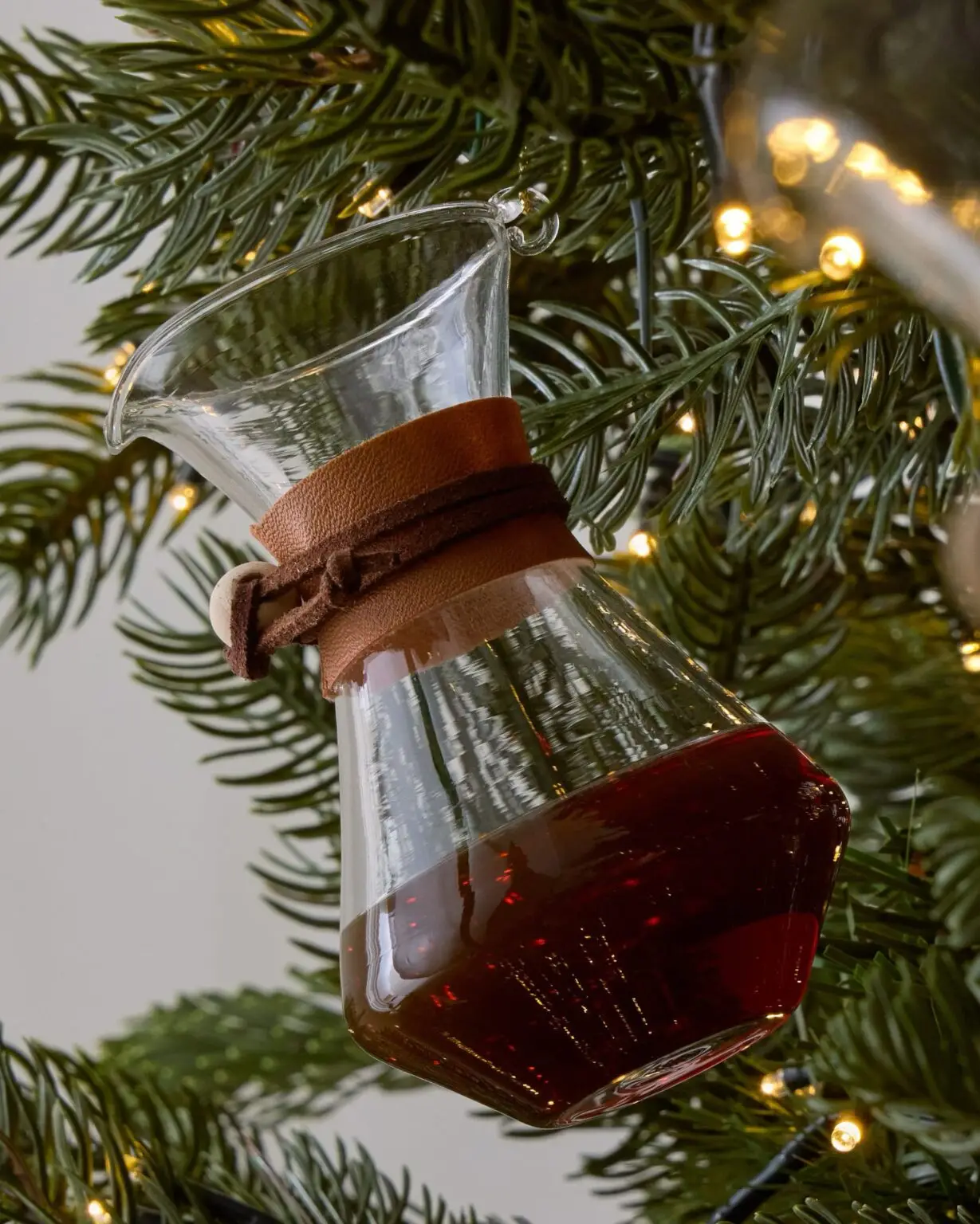 West Elm Glass ornament