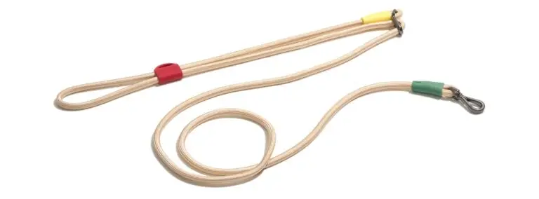 Hands-free rope leash