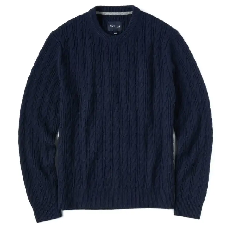 EasyCash Merino Cable Knit Sweater