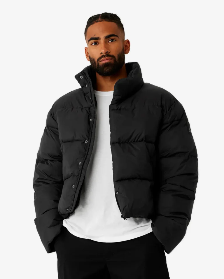 Platinum puffer jacket