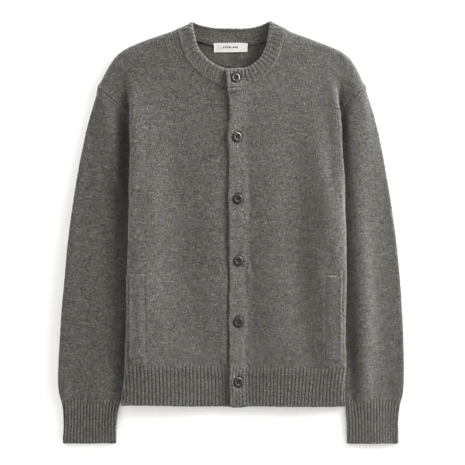 Everlane Luxe merino crewneck cardigan