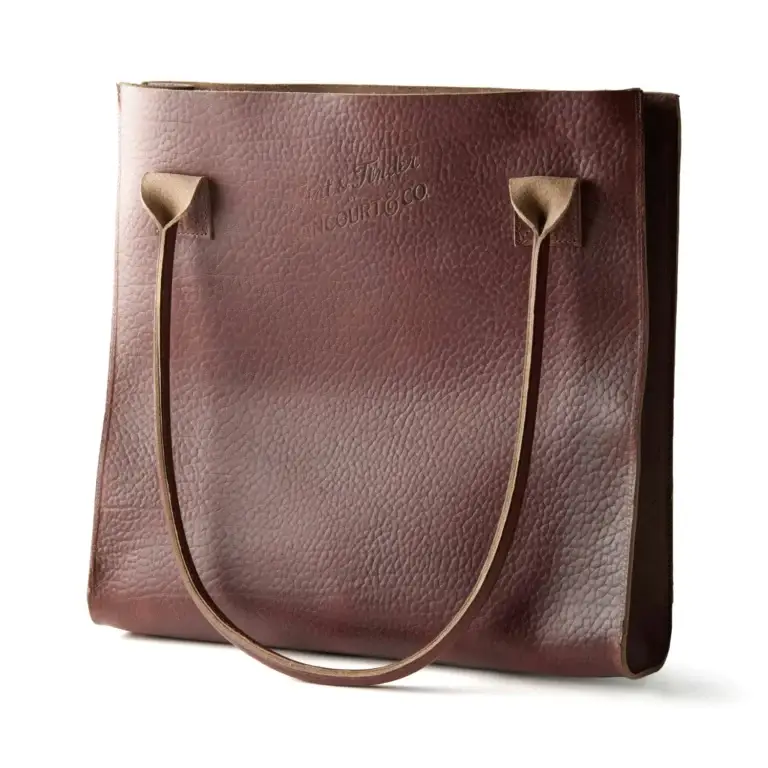 Flint and Tinder x Rancourt & Co. Leather tote