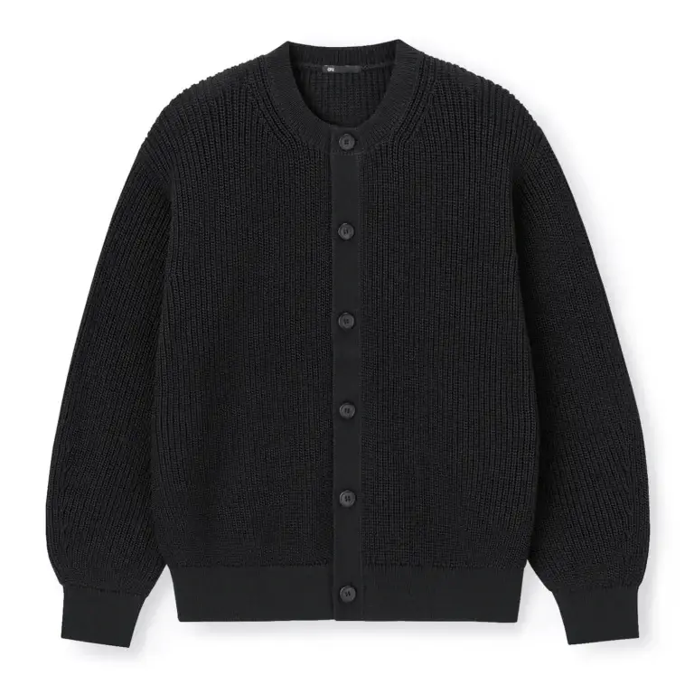 Lily Yarn crewneck cardigan