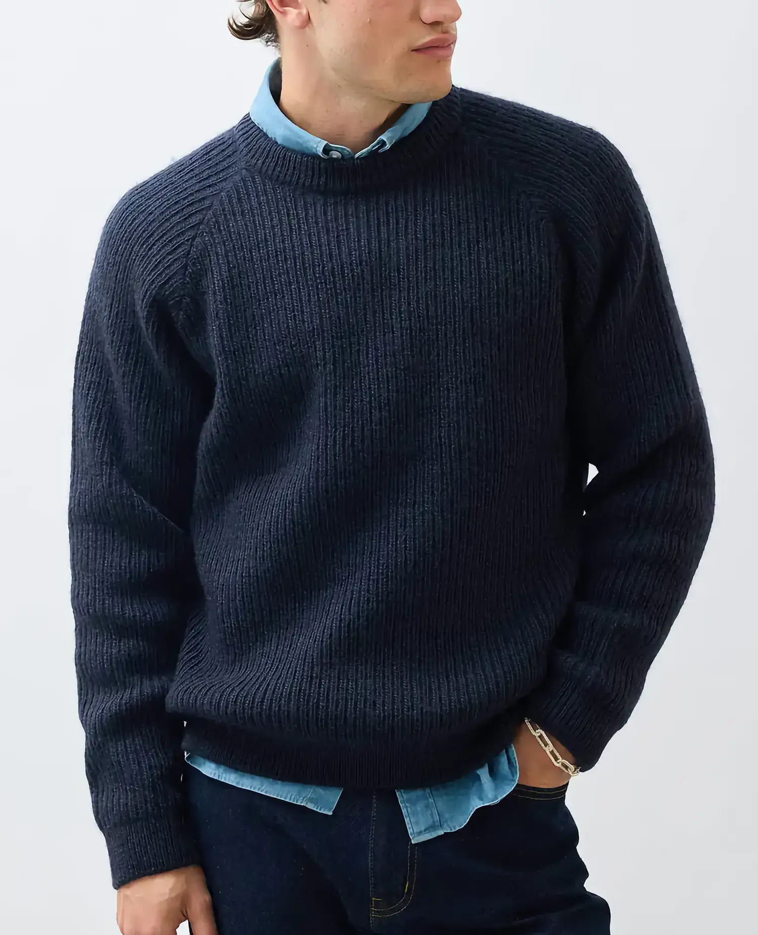 Percival Fisherman raglan jumper