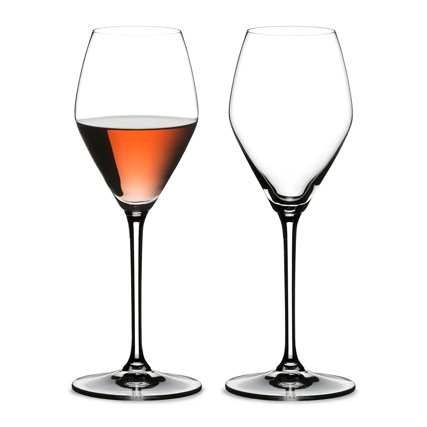 Riedel rose glass set