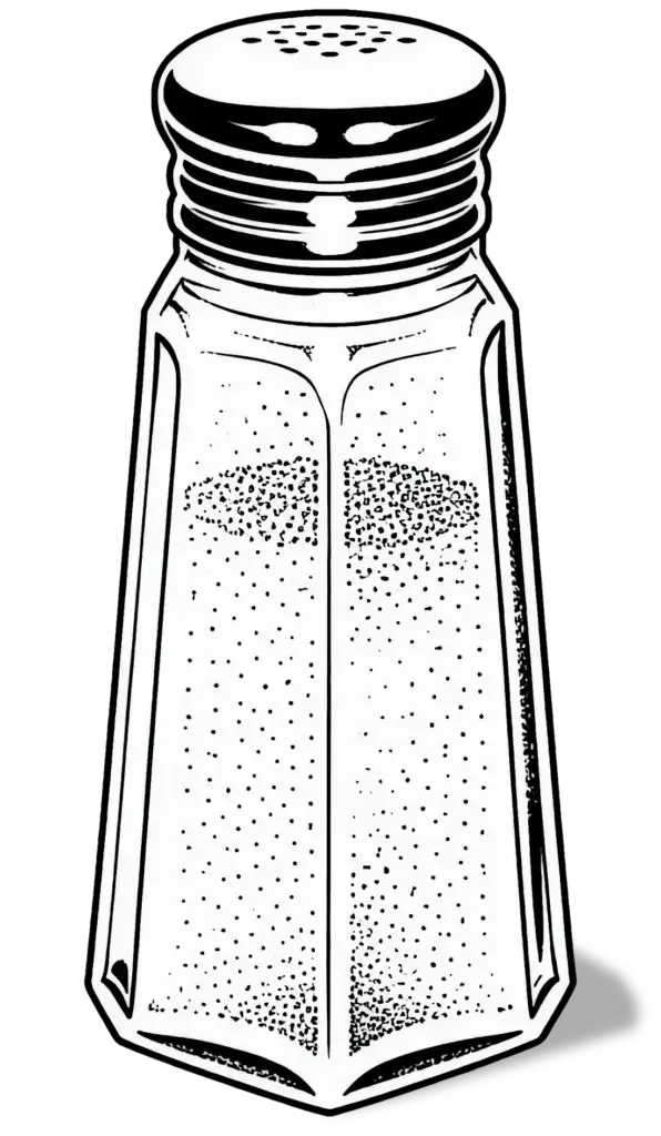 Salt shaker illustration