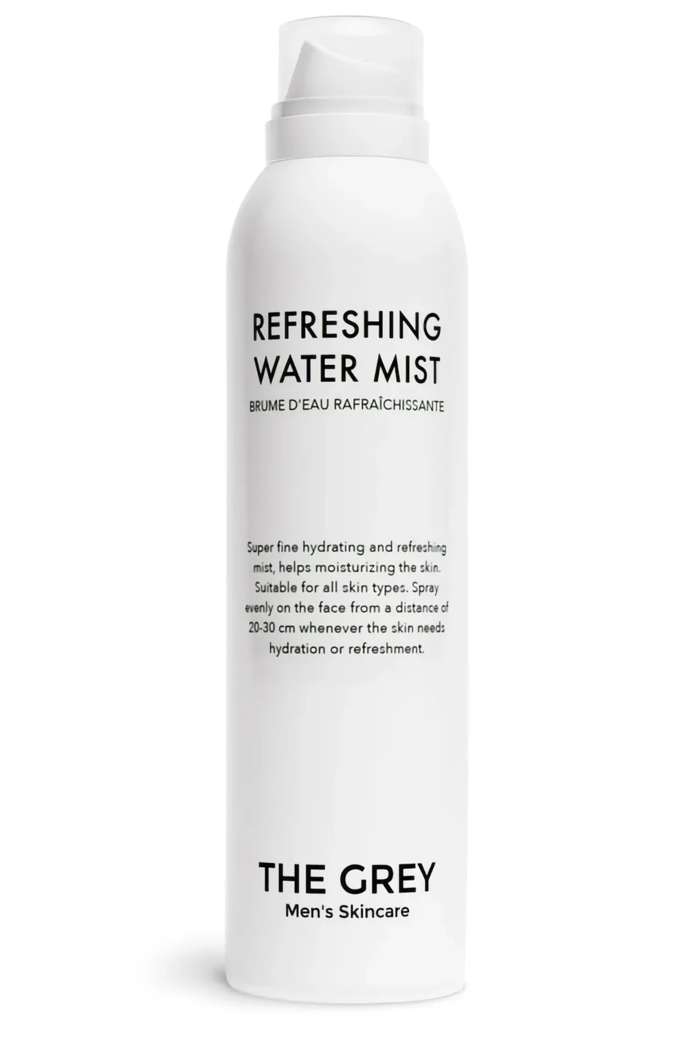 The grey refreshing water mist