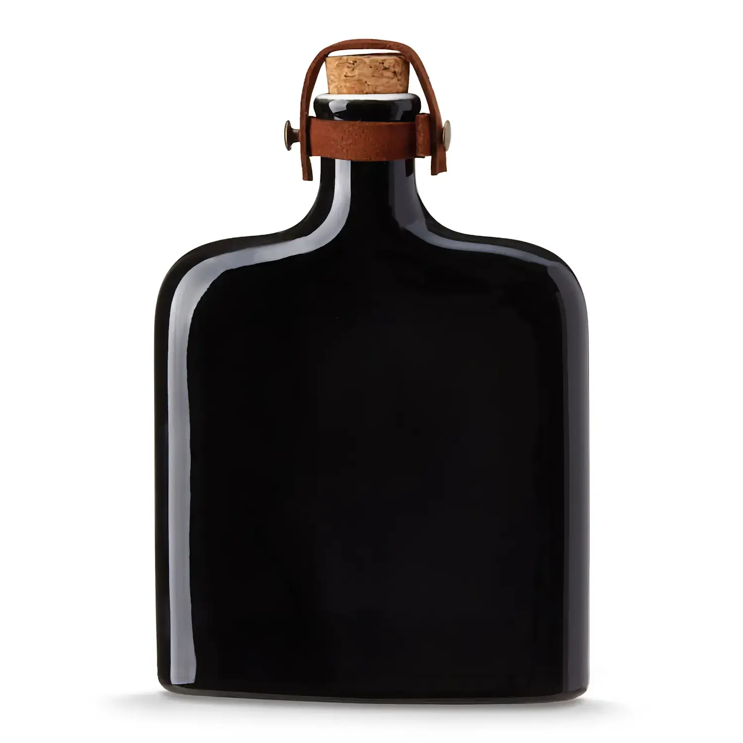 Viski Nautilus ceramic flask