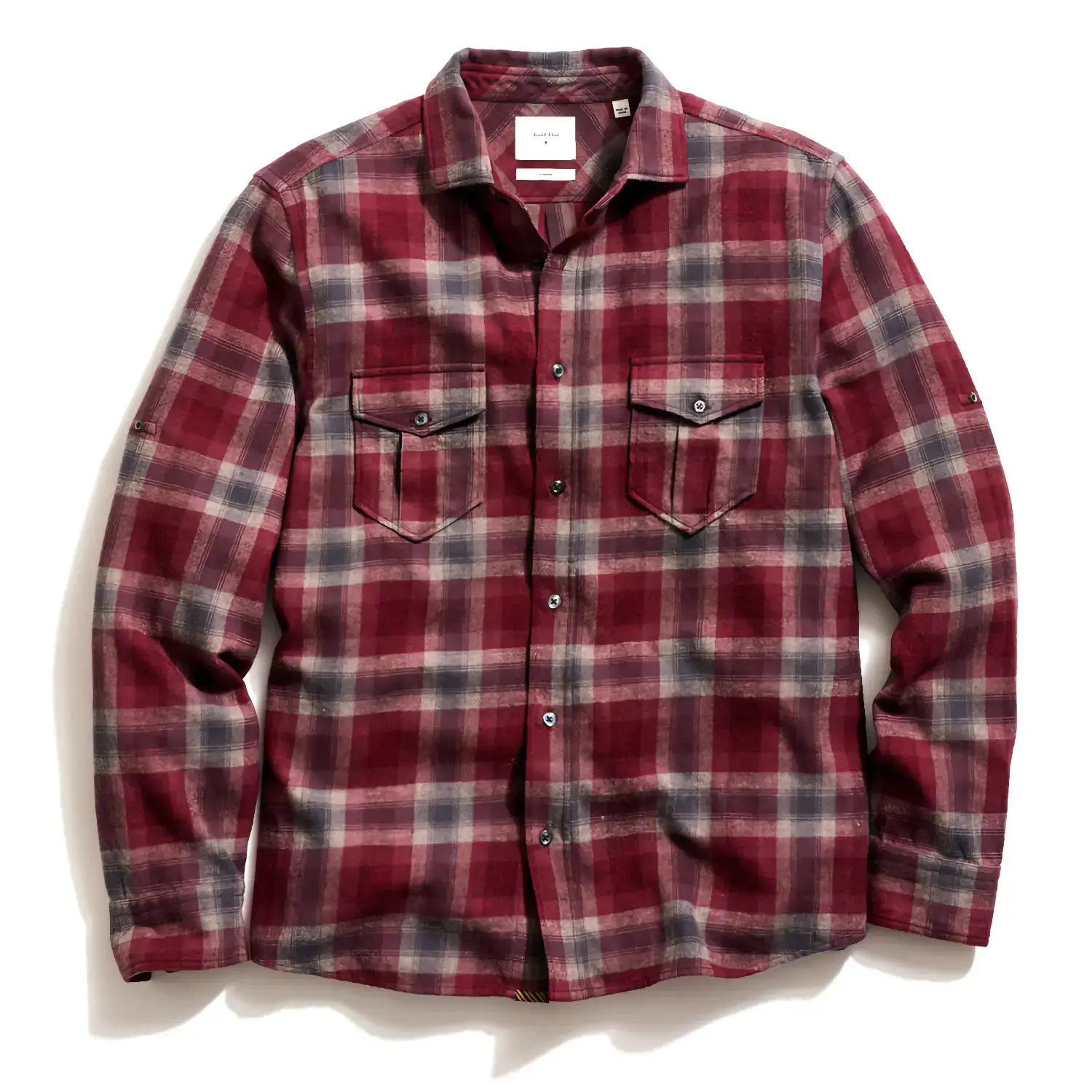 Billy reid brushed flannel scout shirt