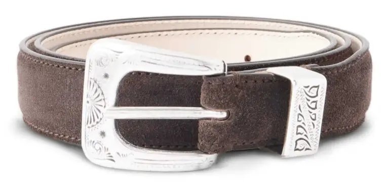 Drake's - 2.5cm Suede Belt - Men - Brown - L