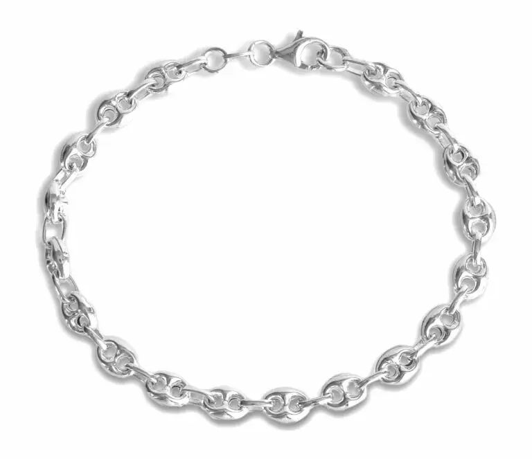 Puffed mariner chain bracelet